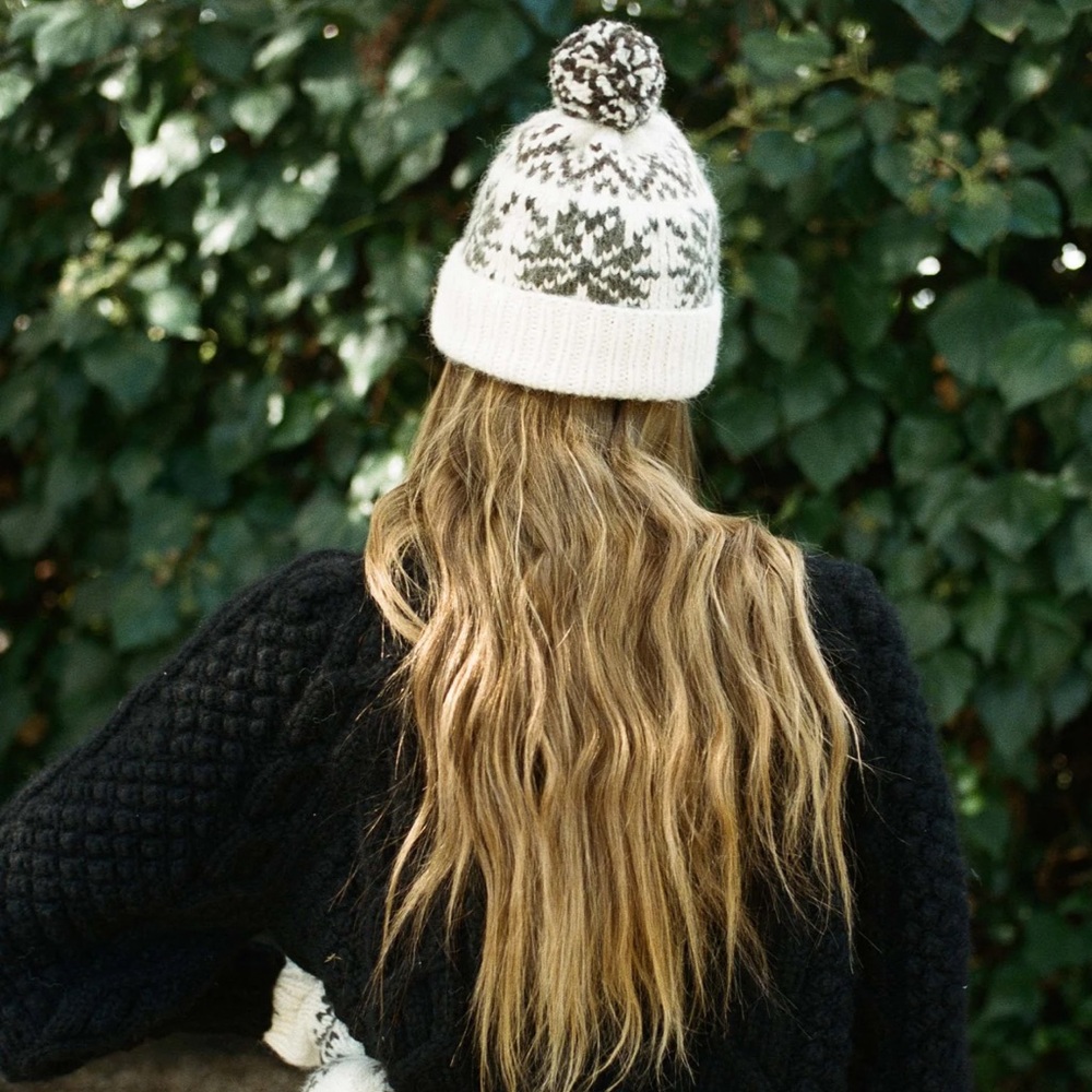 Doen Sommet Beanie Alps Fair Isle